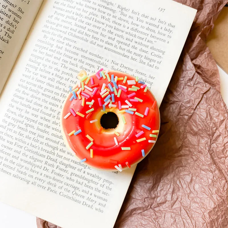 3D Donut Phone Holder – Retractable Desktop Stand