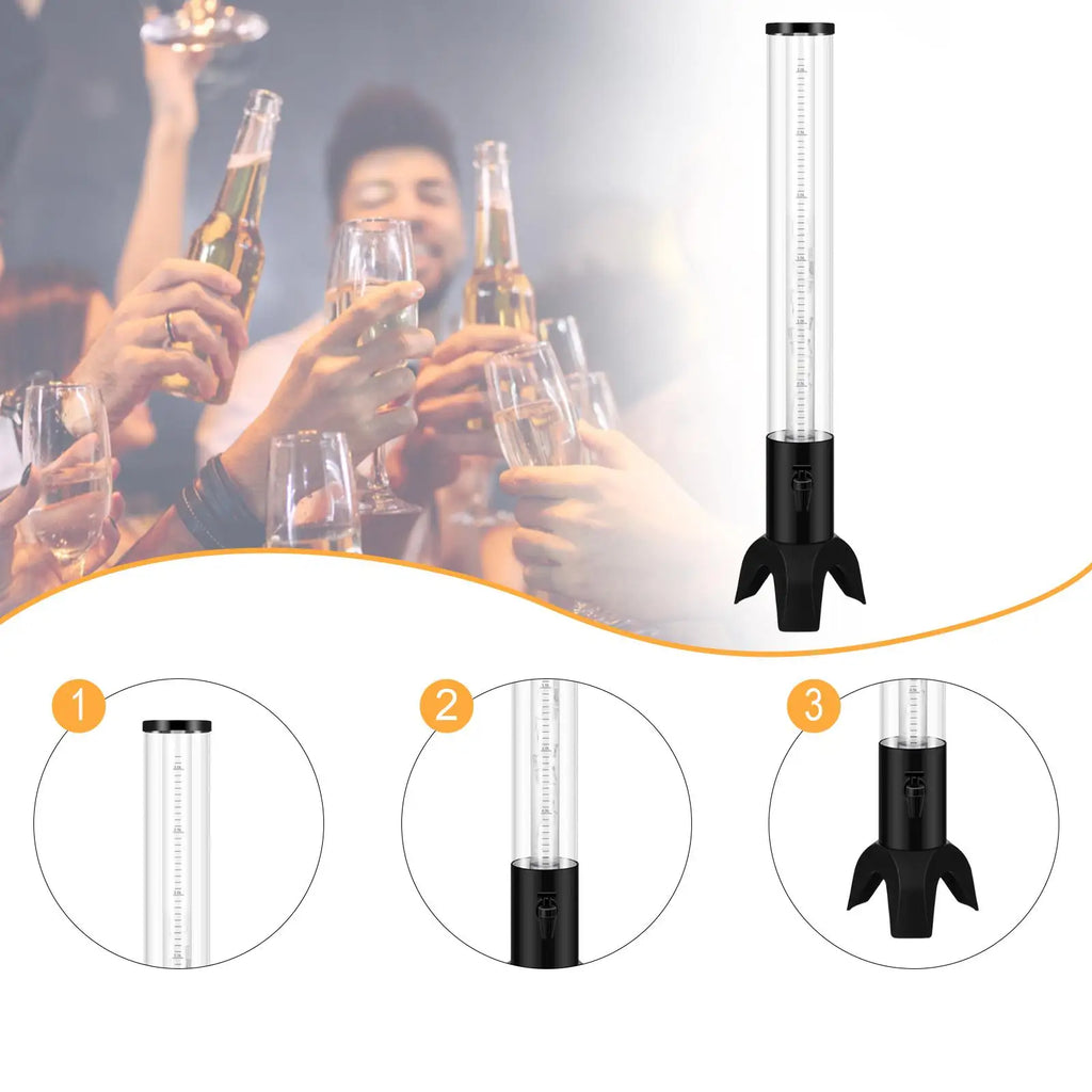 Kesoto Tabletop Drink Dispenser Tower with Scale – 1.5L & 3L
