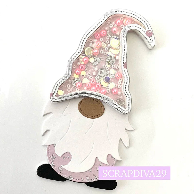 Shaker Gnome Metal Cutting Dies – DIY Scrapbooking & Cards