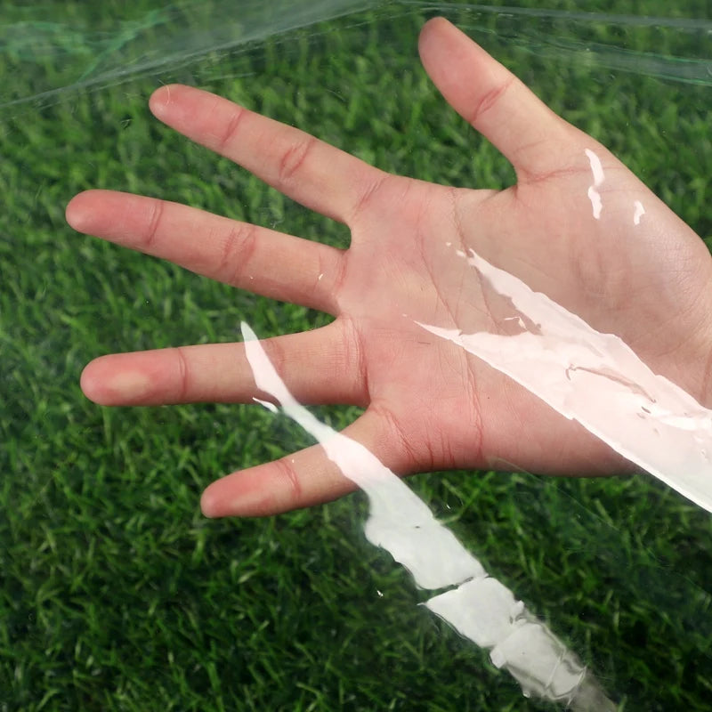 0.12mm PEVA Transparent Waterproof Tarpaulin – Outdoor Canopy