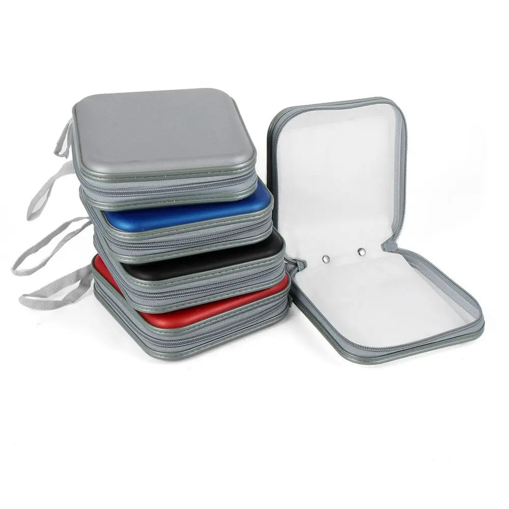 40-Disc Portable CD DVD Wallet Organizer Case | Hard Box