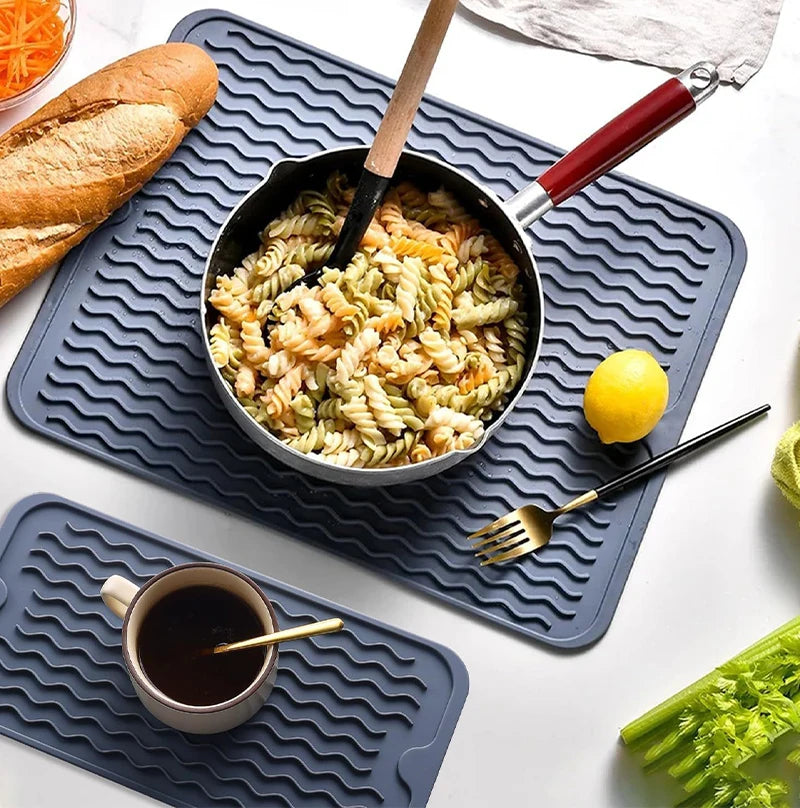 Silicone Kitchen Drain Mat – Anti-Slip & Heat Insulation Pad