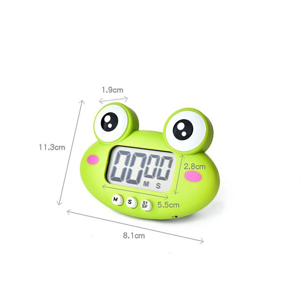Cute Frog Digital Kitchen Timer 1-99 Min Countdown
