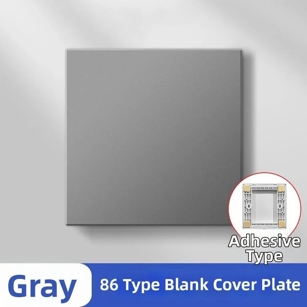 86-Type Self-Adhesive Wall Hole Cover Plate – 4 Colors