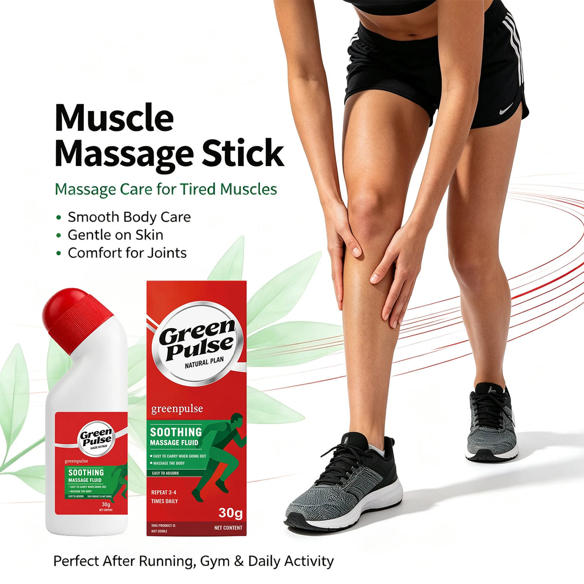 Relaxing Massage Stick 30g | Plant-Infused Body Balm