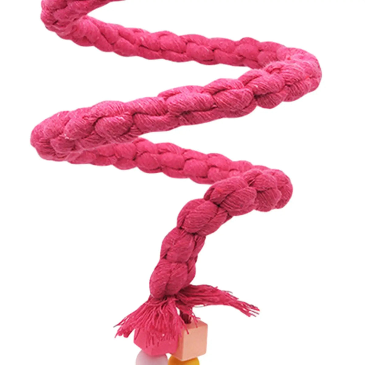 Parrot Rope Perch Toy – Bird Climbing, Chewing & Cage Stand
