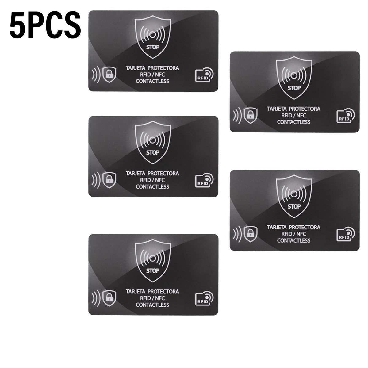 Ultra Thin RFID & NFC Blocking Card – Wallet Protector