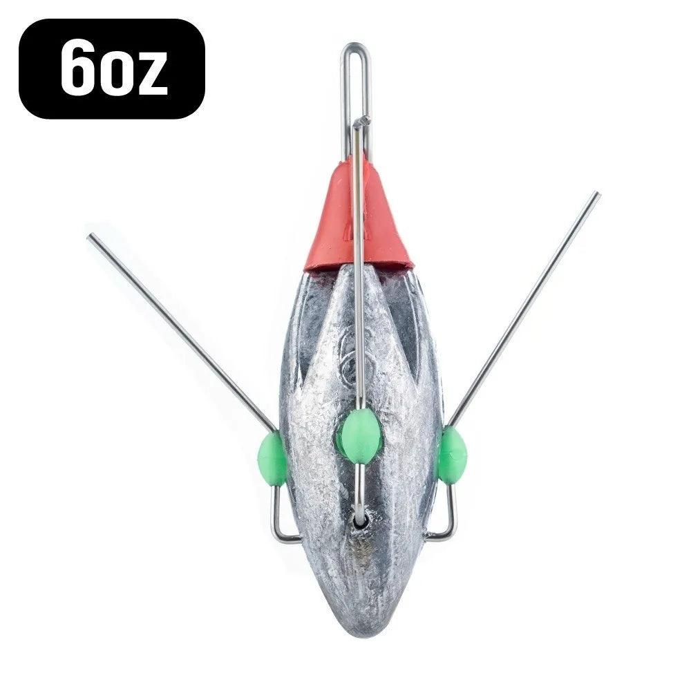 Sputnik Spider Fishing Sinkers 3oz–8oz | Glow Bead Beach Weights