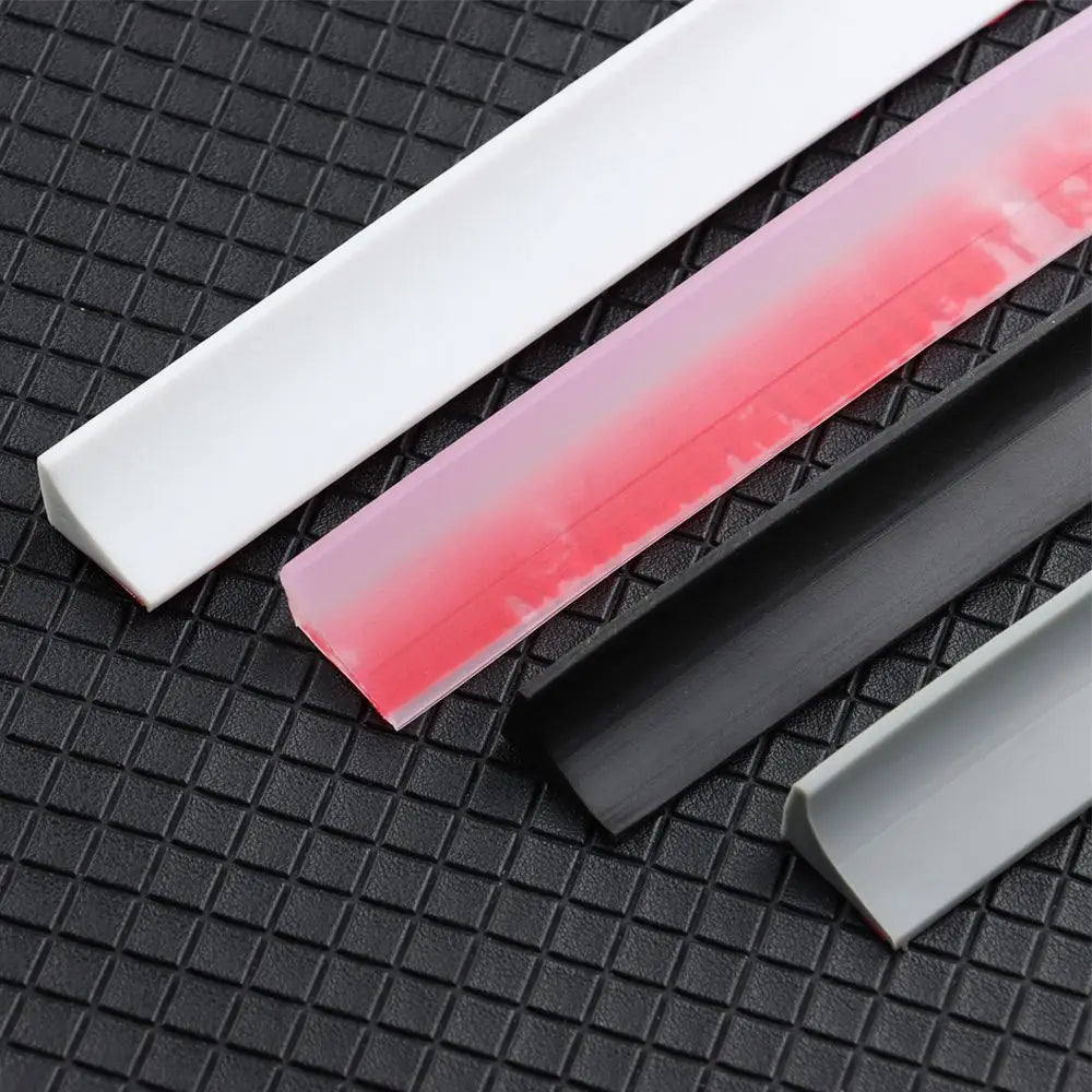 Bendable Silicone Shower Dam Water Stopper Self-Adhesive Strip