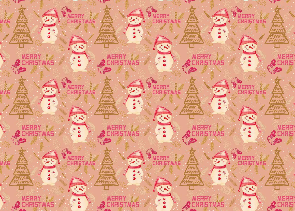 12-Sheet Christmas Gift Wrapping Paper Set – 4 Festive Designs