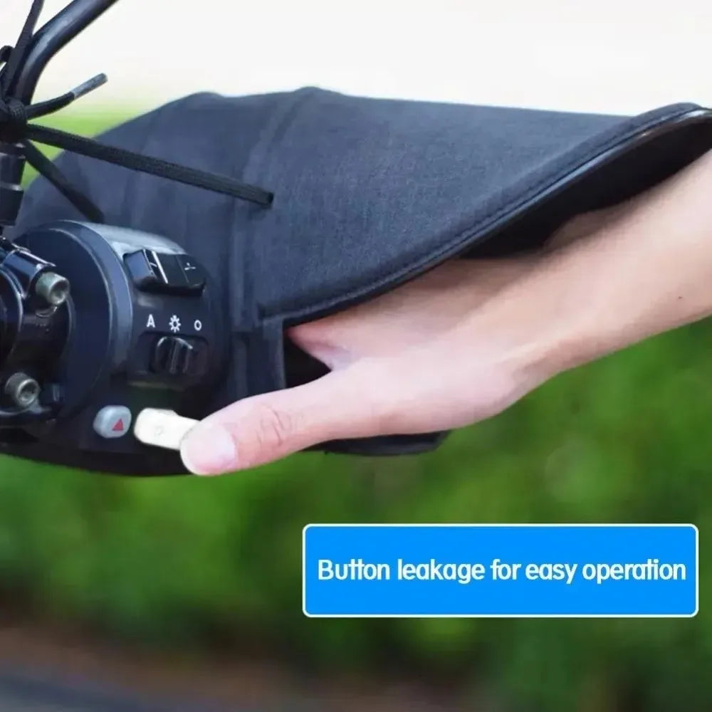 E-Bike Handlebar Protector – Waterproof Windproof Cover