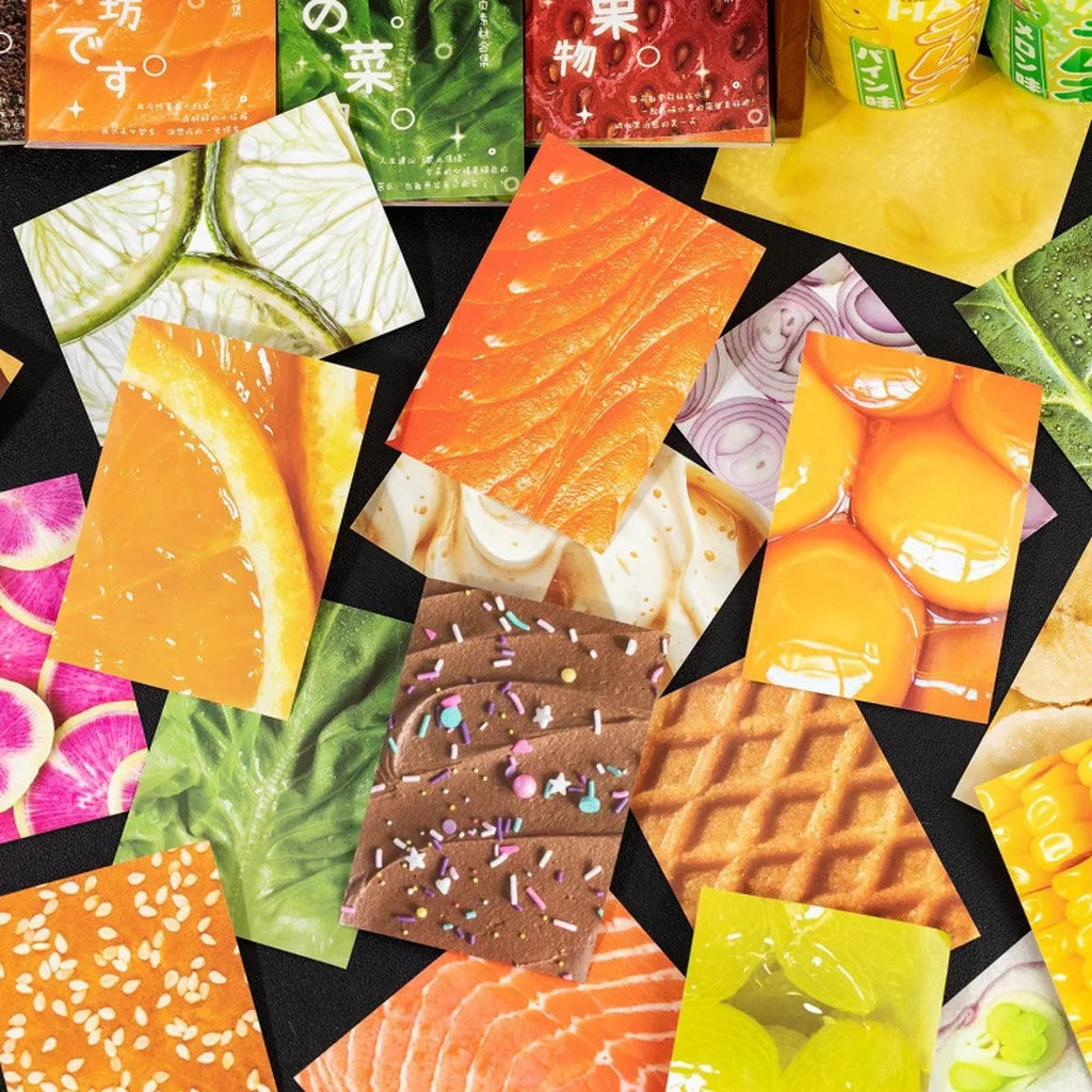 M5 Journal Decorative Paper Pad – 50 Sheets Food Pattern