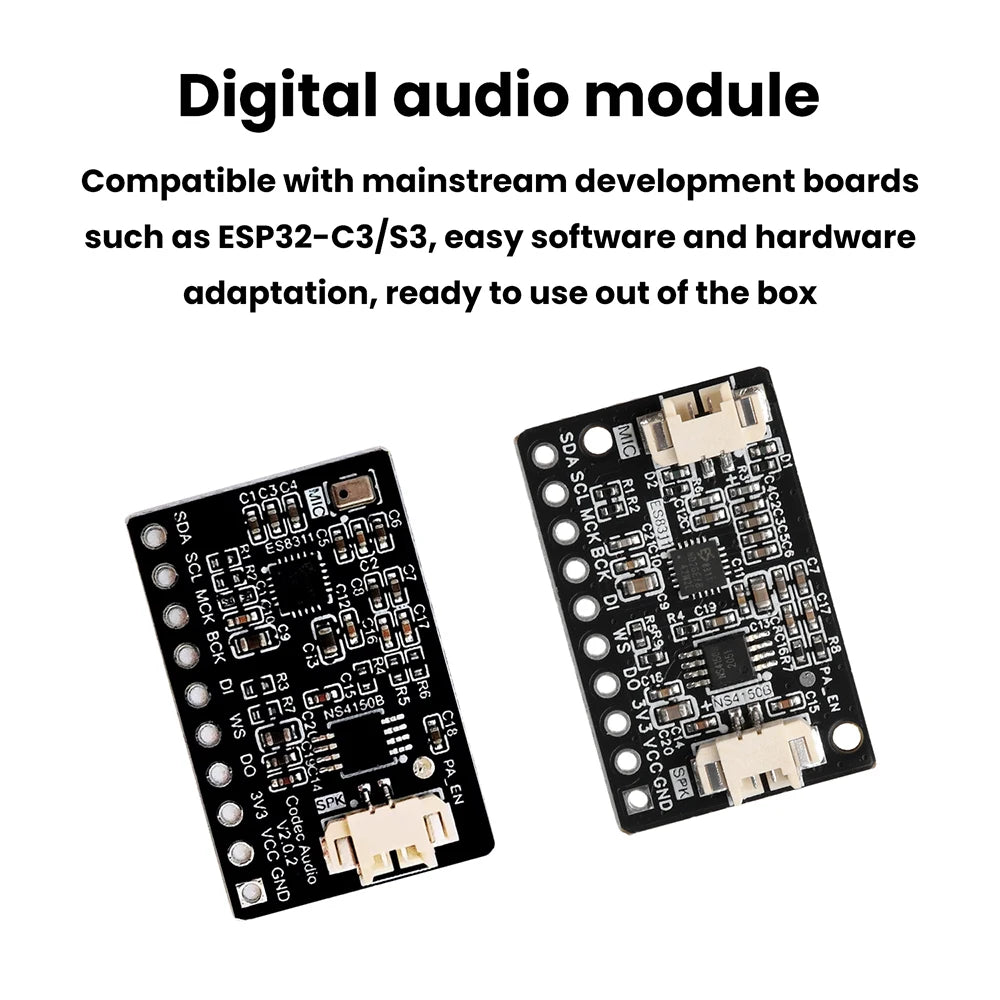 ES8311 NS4150B Audio Amplifier Microphone Module for ESP32