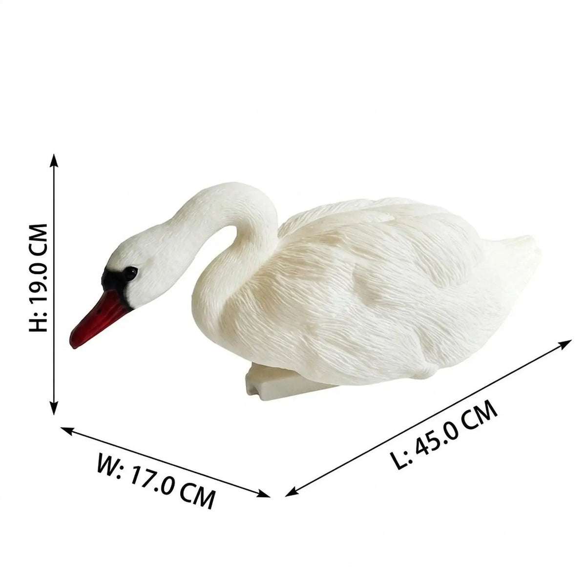 Floating Swan Decoy Statue | Pool, Pond & Garden Decor