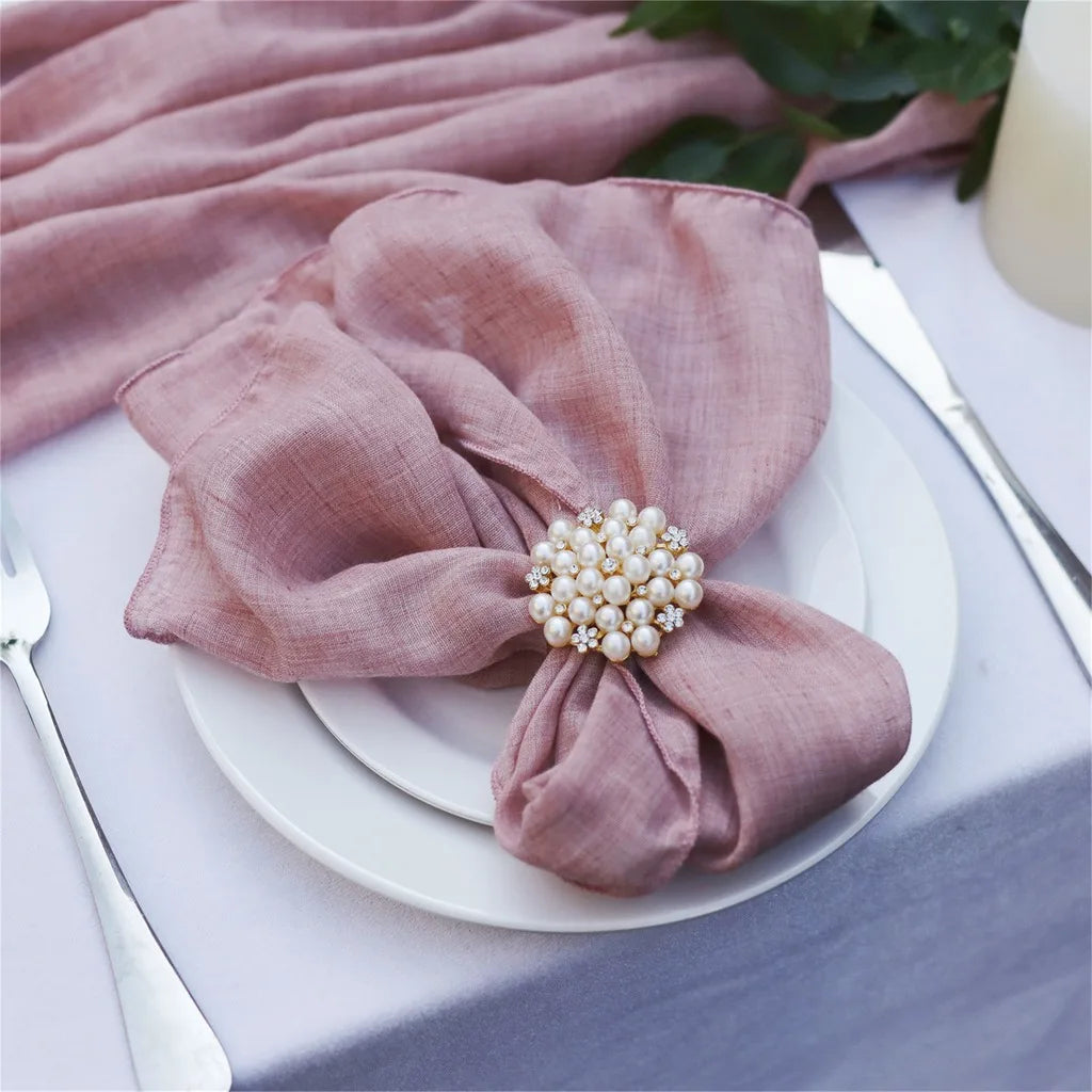 Square Cotton Polyester Dining Napkins – Wedding & Home Décor