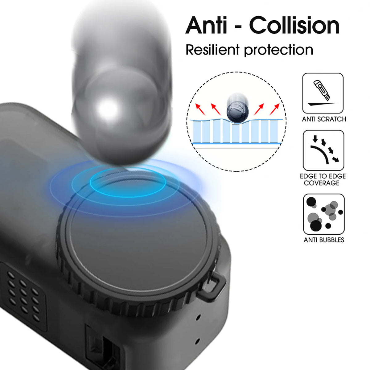 DJI OSMO Nano Silicone Lens Cap – Dustproof Protective Cover