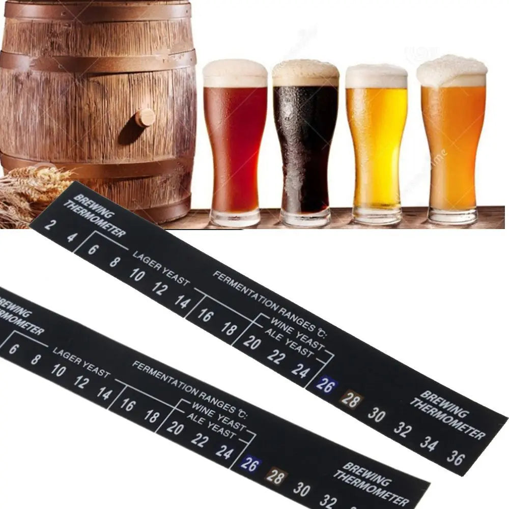 Digital Fermenter Thermometer Strip 2–36°C | Brew Sticker