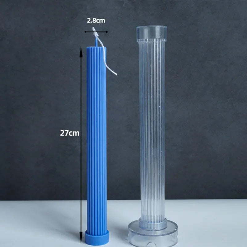 DIY Plastic Candle Molds – Cylinder, Round & Irregular Shapes