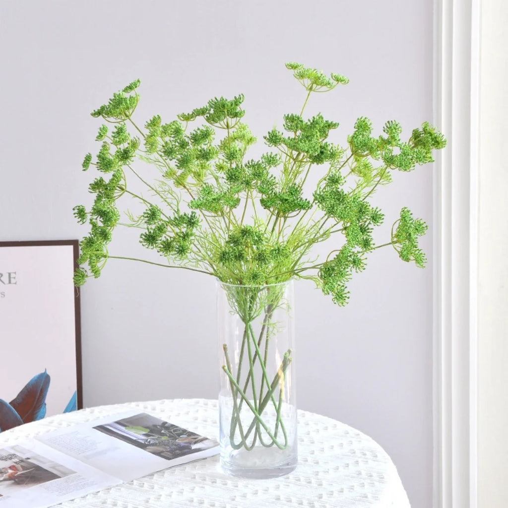 Artificial Lace Foam Flowers 80cm Faux Silk Hydrangea Decor