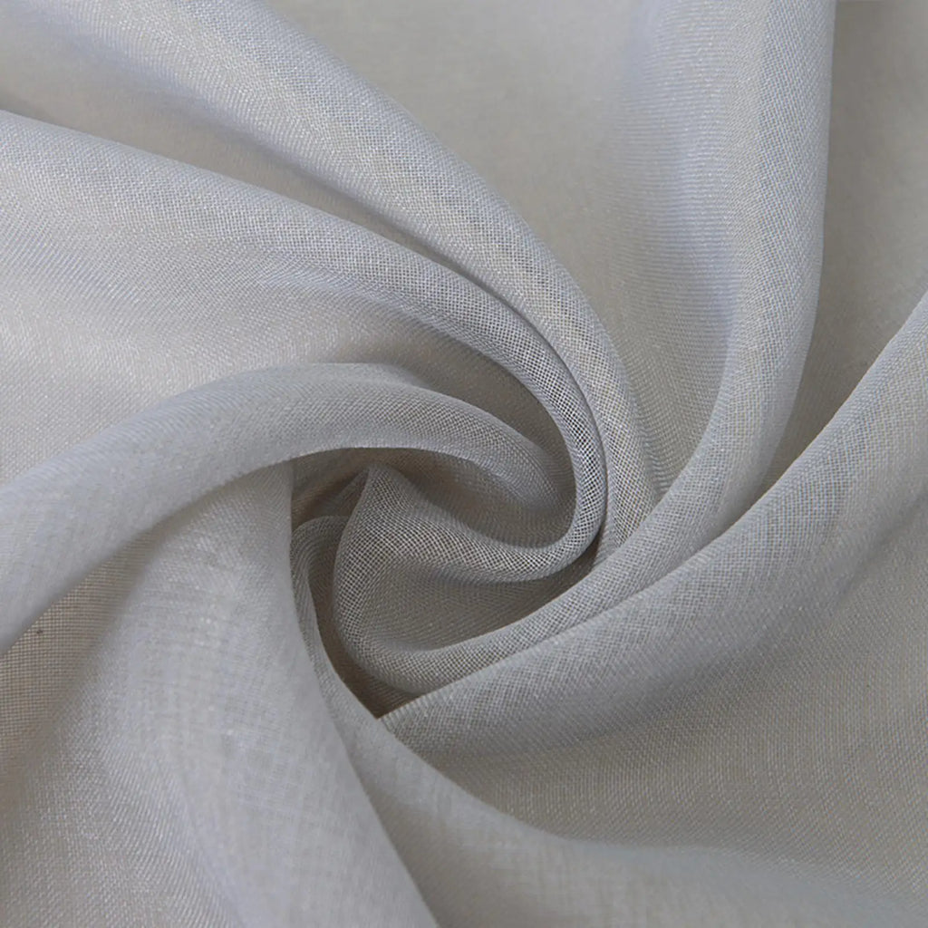 Soft Polyester Rod Pocket Valance – Sheer Window Curtain Drape