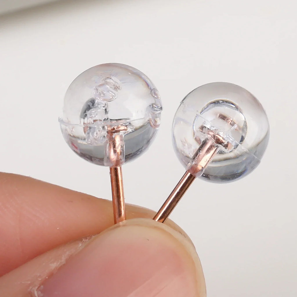 Transparent Spherical Push Pins – 50-Pack Cork Board Thumbtacks