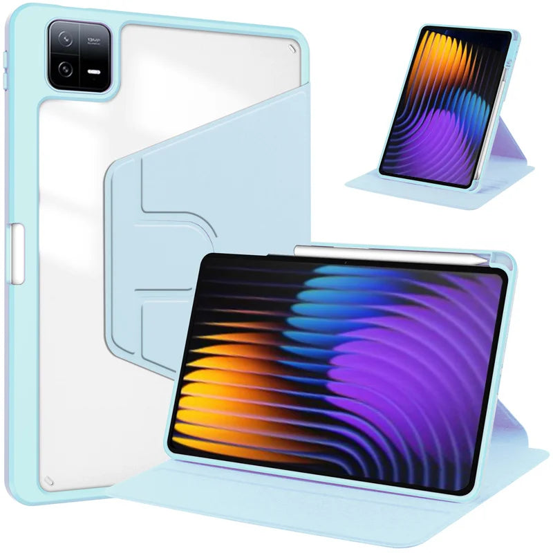 Xiaomi Pad 8 Pro / Poco Pad X1 Case – 360° Stand & Pencil Holder