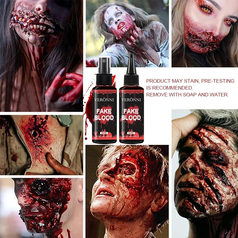 Washable Fake Blood Spray 50ml – Halloween Costume FX