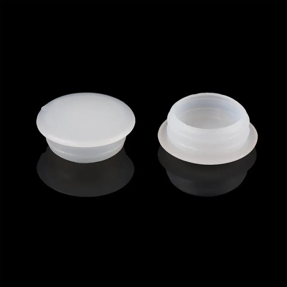 50-Pack Plastic Hole Plugs – Furniture Screw Cap Covers
