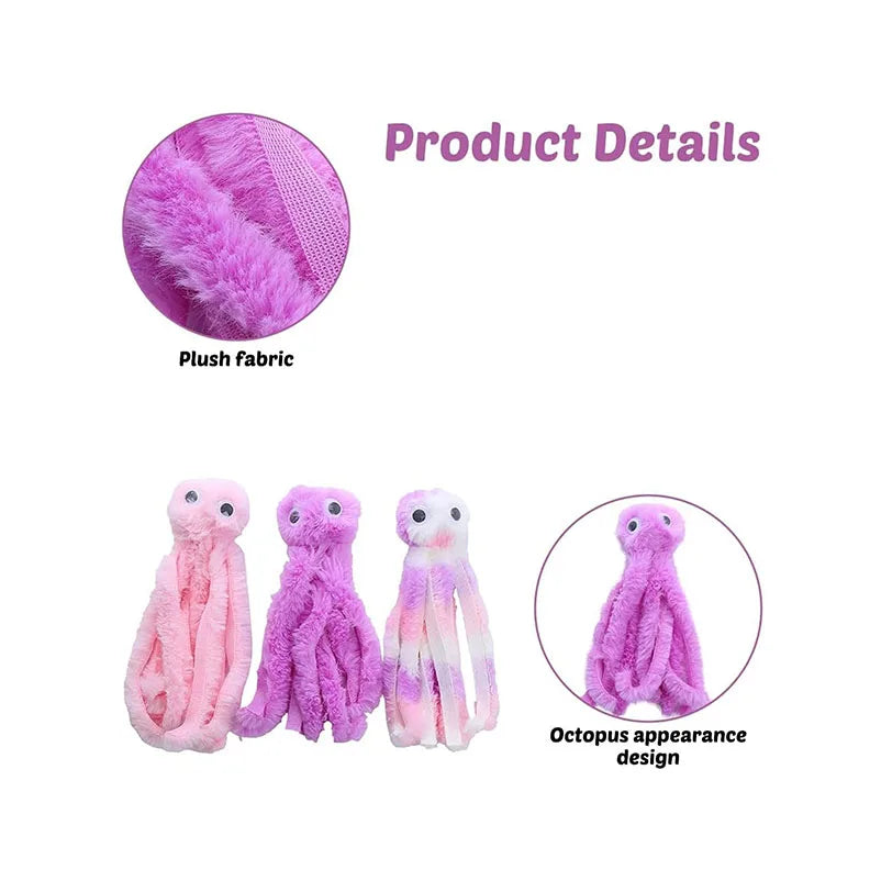 Octopus Plush Cat Toy – Chew Toy for Kittens & Young Cats
