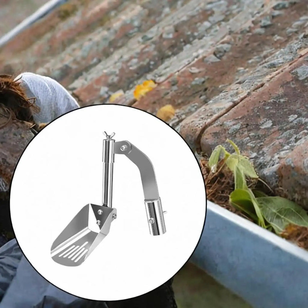 Aluminum Alloy Gutter Scoop – Lightweight Leaf Cleaning Tool