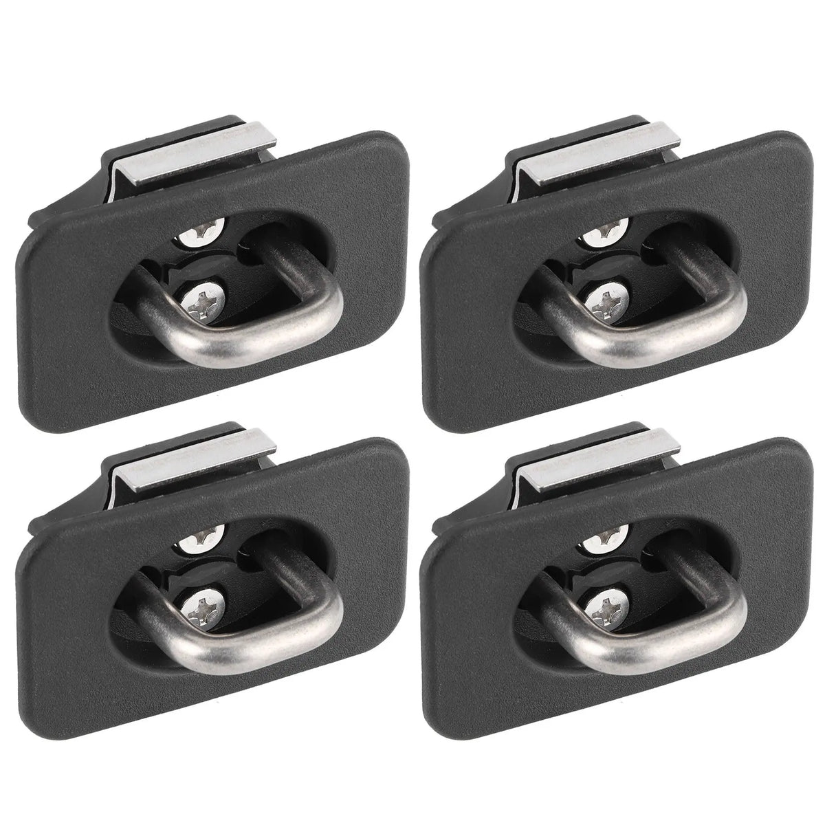 4-Pack Truck Bed Tie Down Anchor Hooks – 1000 lb Capacity