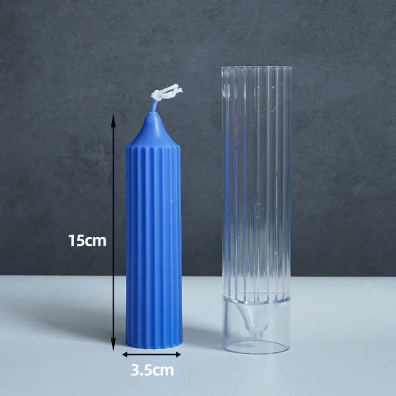 DIY Plastic Candle Molds – Cylinder, Round & Irregular Shapes