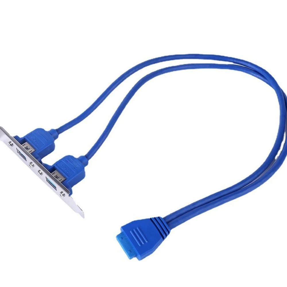 USB 3.0 to 20-Pin Motherboard Back Panel Adapter Cable 50cm