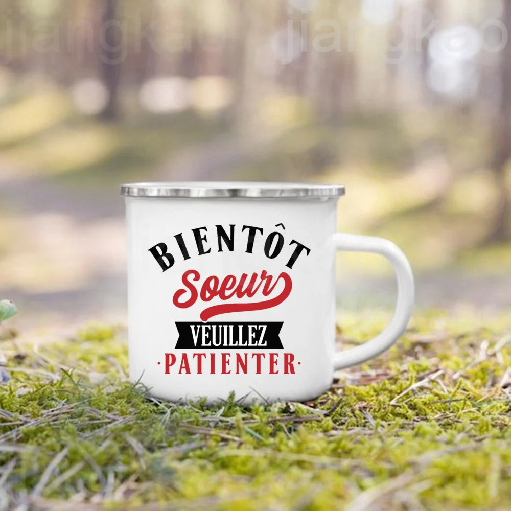Almost Perfect Sister Enamel Mug – Funny Birthday Gift