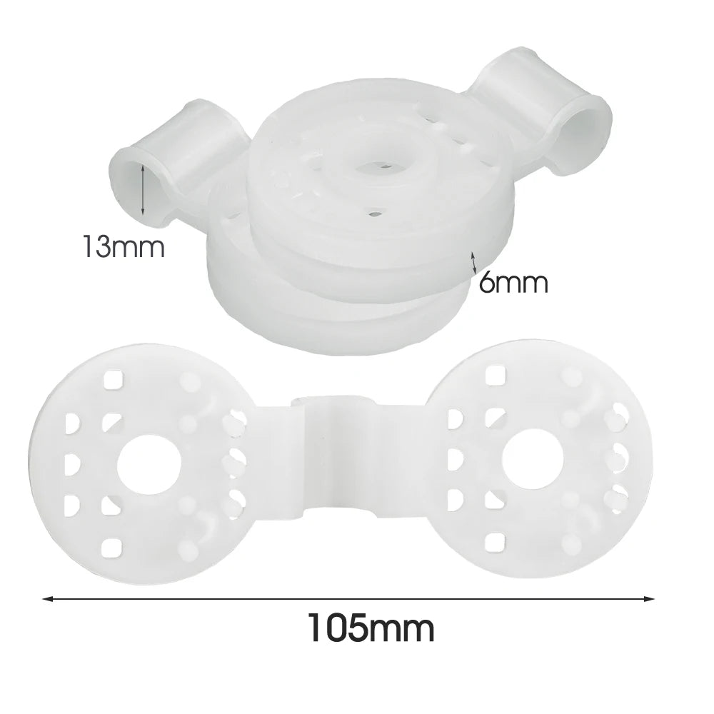 UV-Resistant Shade Cloth Round Clips – Garden Net Fixing Clips
