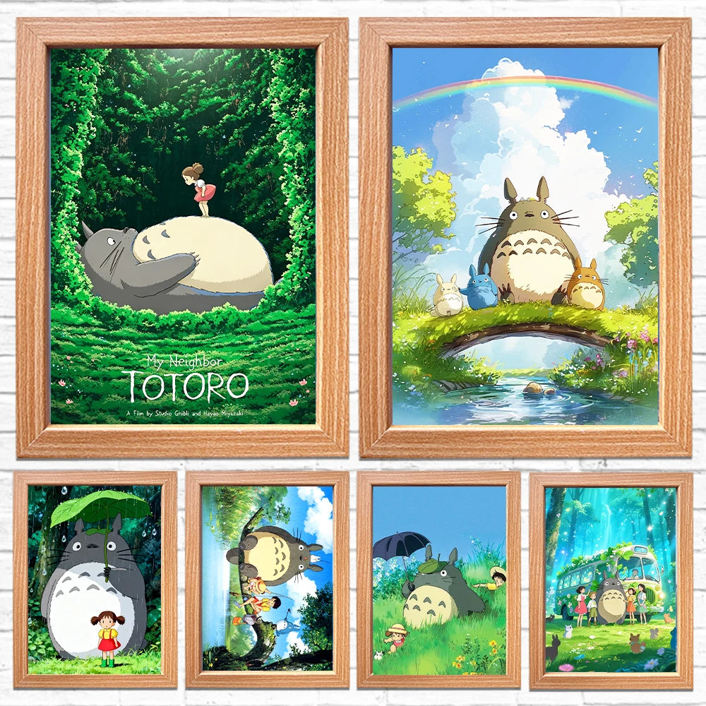 Totoro Acrylic LED Night Light | Anime Illuminated Wall Lamp
