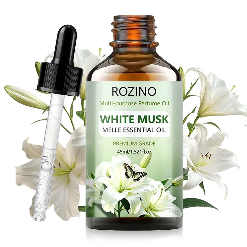 ROZINO White Musk Essential Oil – Moisturizing Fragrance Oil