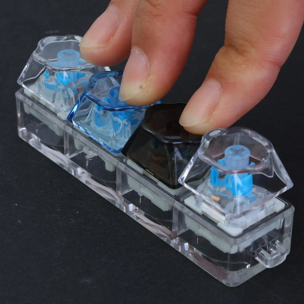 Cat Paw Transparent Keycaps – 5-Pack DIY Mechanical Keyboard