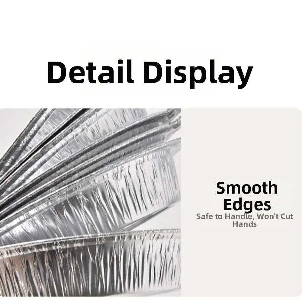 30-Pack Round Disposable Aluminum Foil Baking Pans with Handles