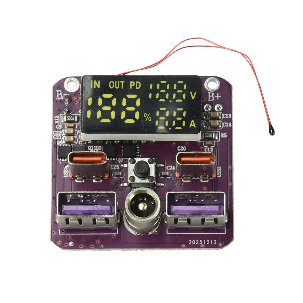 4S PD 100W Bidirectional Fast-Charging Module 20V 5A DC