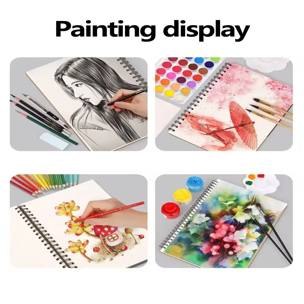 Spiral Sketchbook 30 Sheets | A4 A5 A6 Acid-Free Drawing Pad