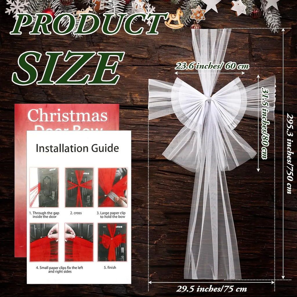 Extra Large Decorative Bow – Front Door & Wall Décor