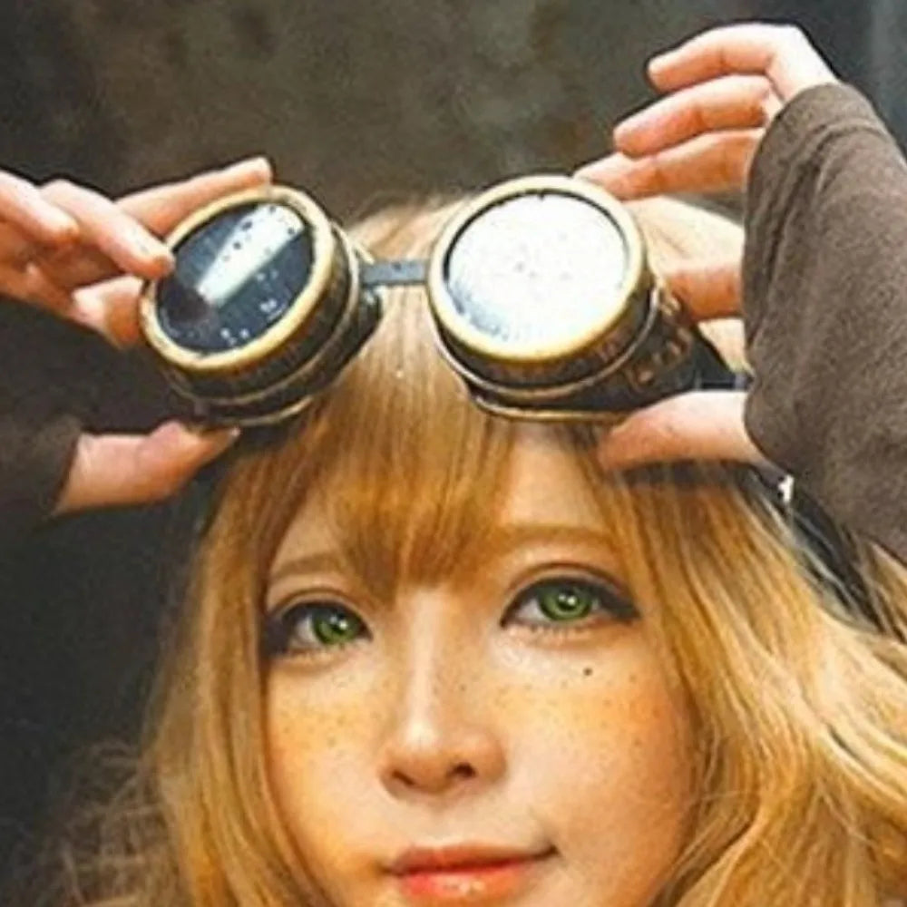 Steampunk Goggles Vintage Goth Victorian Cosplay Glasses