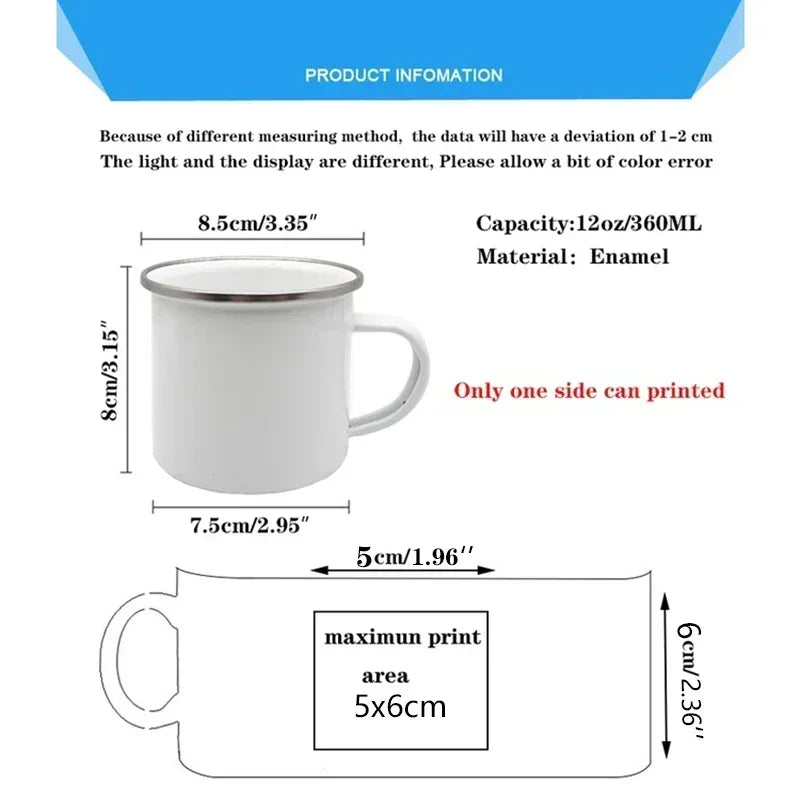 Merci Maître French Enamel Mug – Vintage Teacher Gift