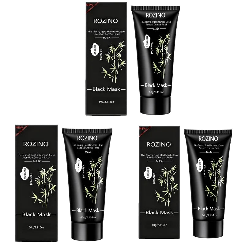 ROZINO Bamboo Charcoal Peel-Off Mask 60g – Deep Pore Cleanser
