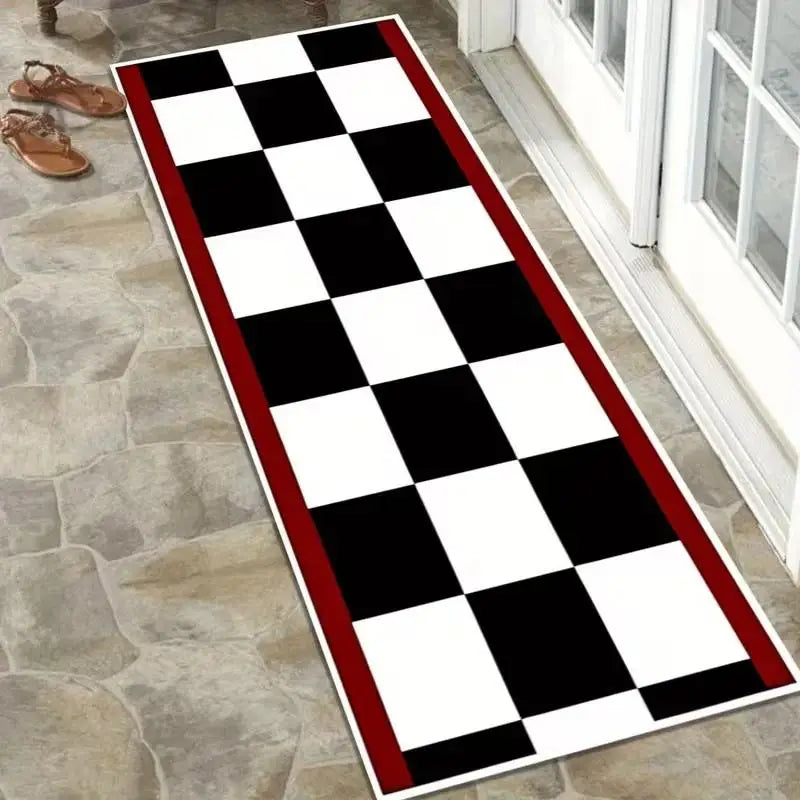 Racing Motorcycle Non-Slip Floor Mat – Hallway & Bedroom Rug