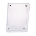 Double-Sided Clear Acrylic Photo Frame 4x6 Tabletop Stand