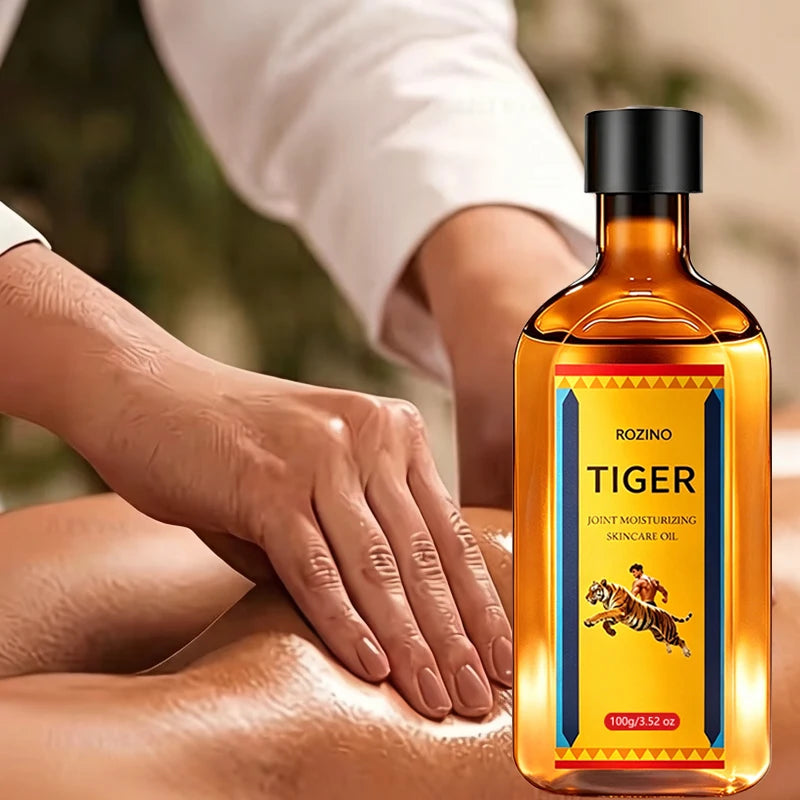 ROZINO Tiger Joint Skin Moisturizing Care Oil 3.38 oz