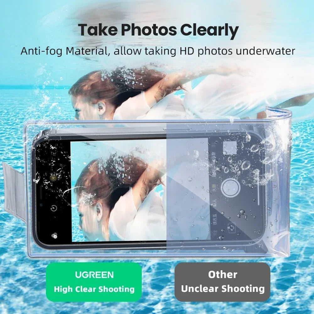Waterproof Phone Pouch – Universal Clear Underwater Case
