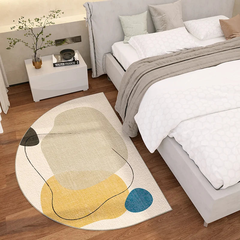Semi-Circular Anti-Slip Door Mat | Modern Luxury Entrance Rug